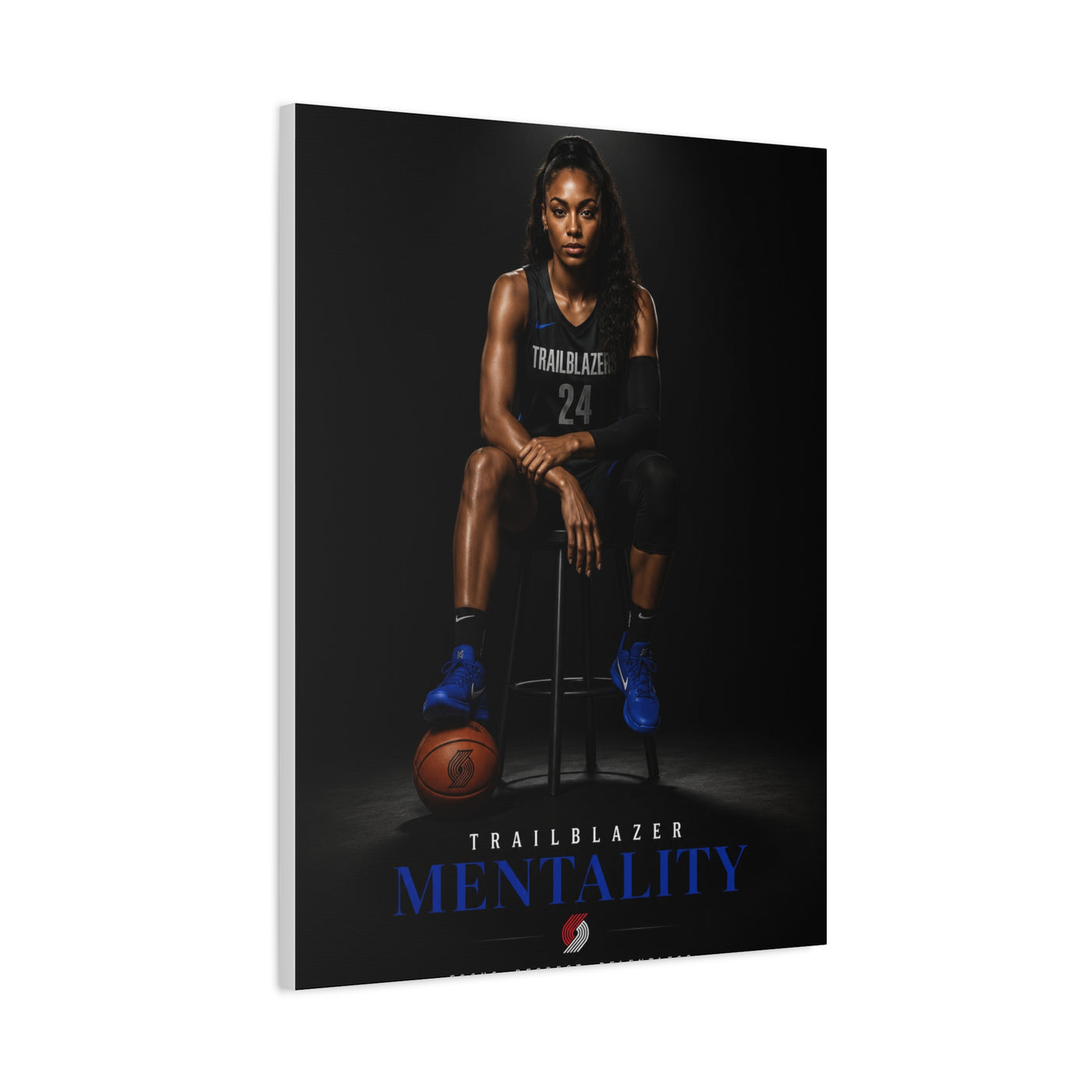 Trailblazer Mentality Women’s Basketball Sports Wall Art & Canvas Print