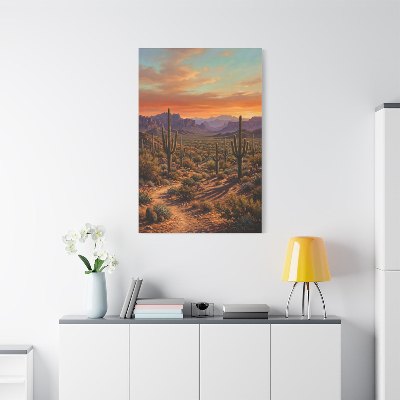 Sonoran Desert Panorama Southwest Wall Art & Canvas Print
