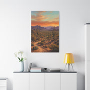 Sonoran Desert Panorama Southwest Wall Art & Canvas Print