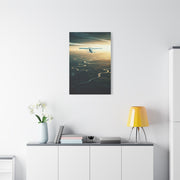 Golden River Flight Horizon Wall Art & Canvas Prints