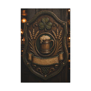 Irish Pub Heritage Crest Wall Art & Canvas Print