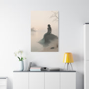 Misty Shore Mermaid Serenity Wall Art & Canvas Print