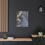 Mediterranean Ceramic Garden Peacock Wall Art & Canvas Print