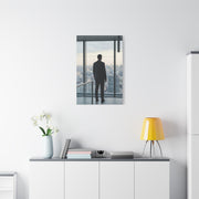 Leadership Reflection Skyline Scene Wall Art & Canvas Print