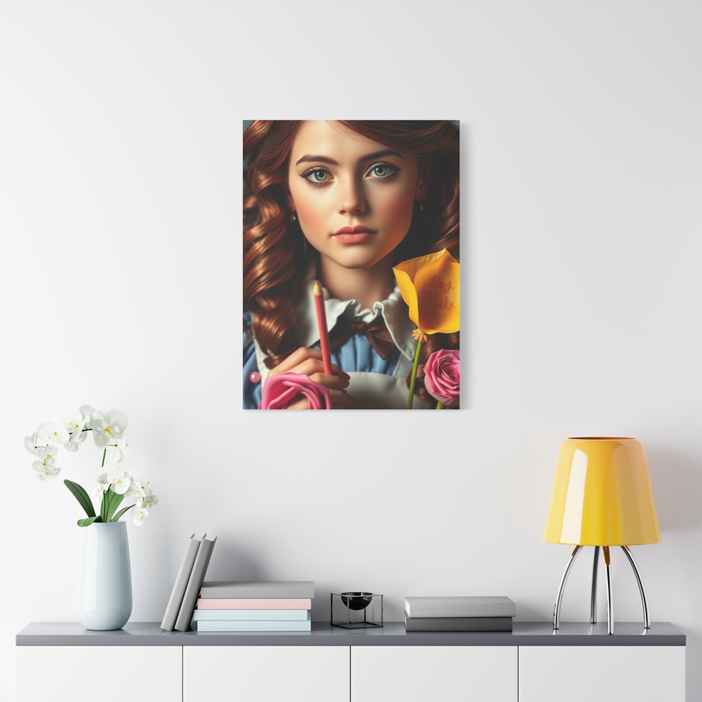 Alice In Wonderland Characters Art Premium Supreme Gallery Wall Art & Canvas Print