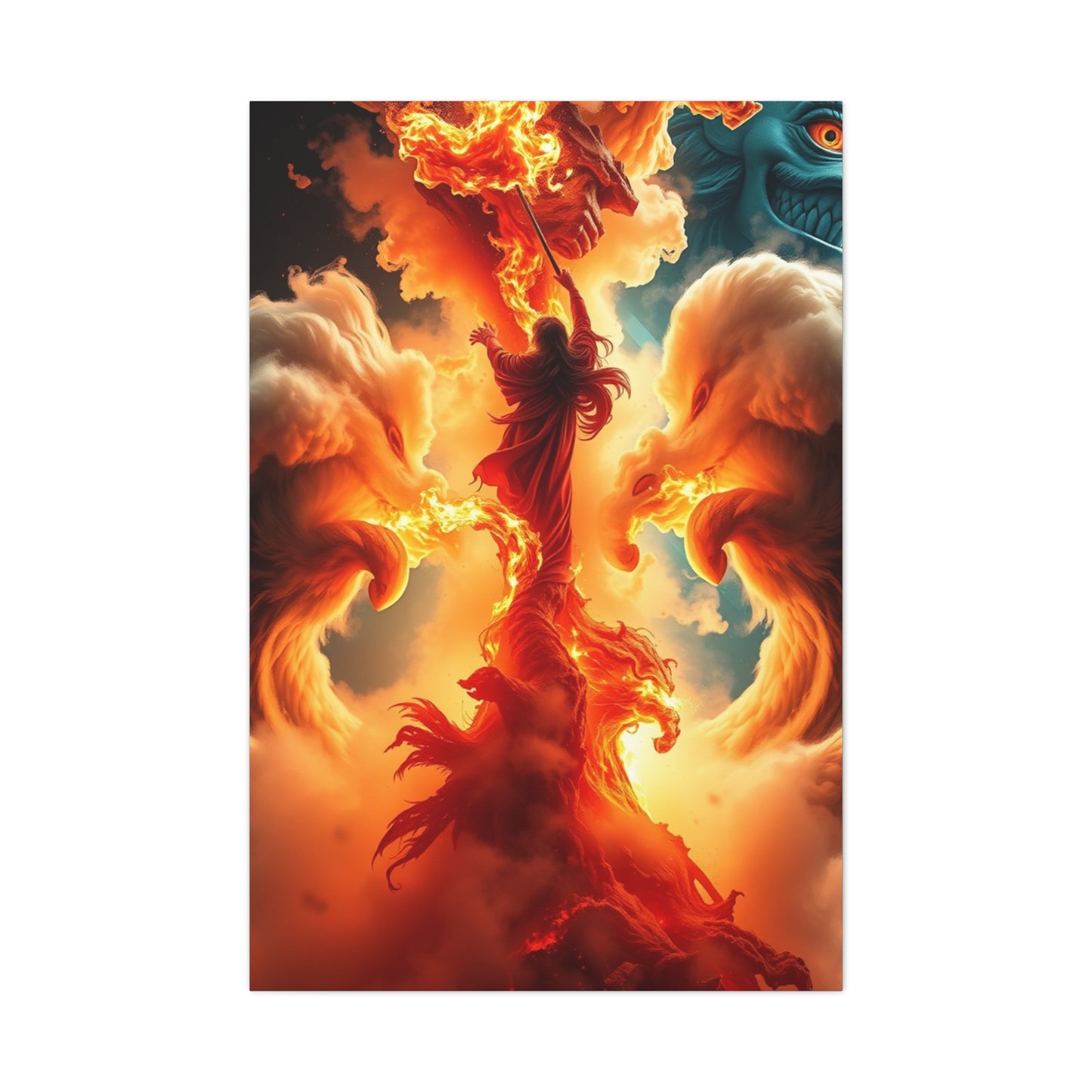 Upright Brilliance Artwork Wall Art & Canvas Print