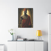 Royal Elder in Crimson Robe Wall Art & Canvas Prints