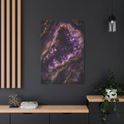 Amethyst Geode Crystal Abstraction Wall Art & Canvas Print