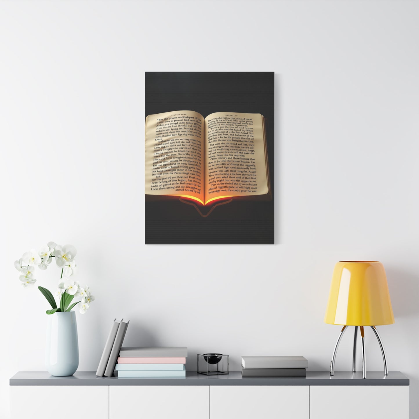 Ethereal Scripture Tableau Wall Art & Canvas Print