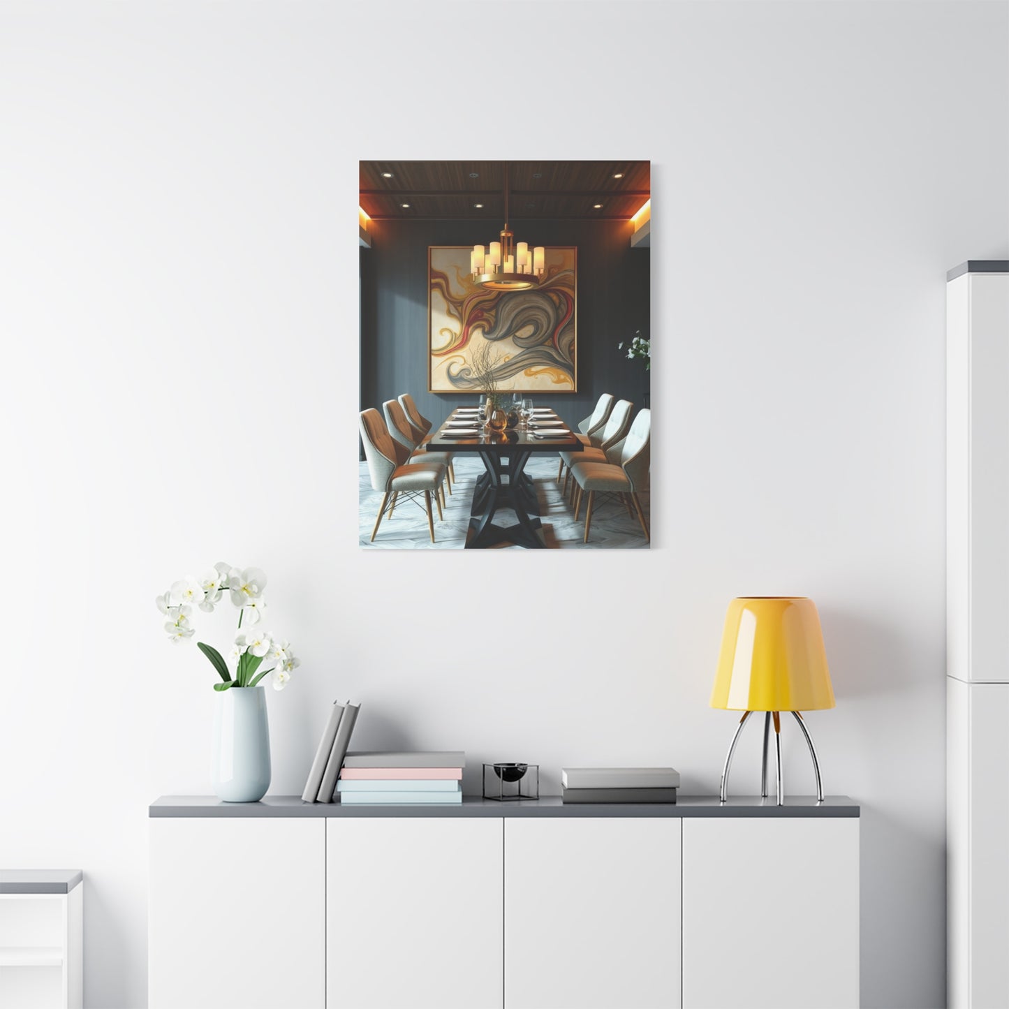 Refined Banquet Canvas Wall Art & Canvas Print