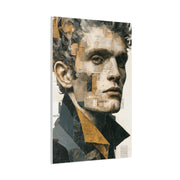 Editorial Male Portrait Collage Wall Art & Canvas Print