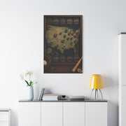 Interactive Stadium Tracker Map Sports Wall Art & Canvas Print