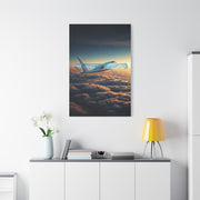 Elegant Concept Aircraft Above Clouds Wall Art & Canvas Prints