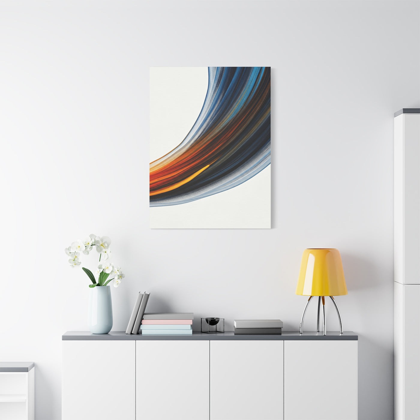 Flowing Arc Motion Abstract Wall Art & Canvas Prints