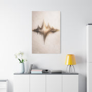 Luminous Soundwave Glass Sculpture Wall Art & Canvas Print
