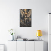 St. Michael Triumph Over Darkness Wall Art & Canvas Print