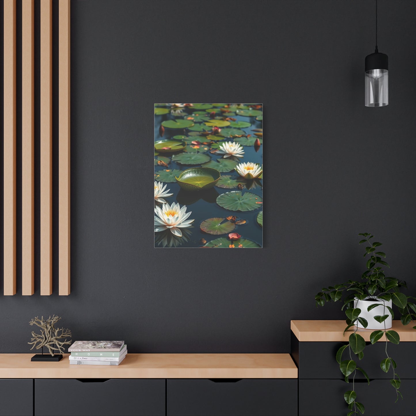 Vision Claude Monet Water Lilies Art Art Wall Art & Canvas Print
