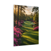 Championship Spring Azalea Golf Course Wall Art & Canvas Print