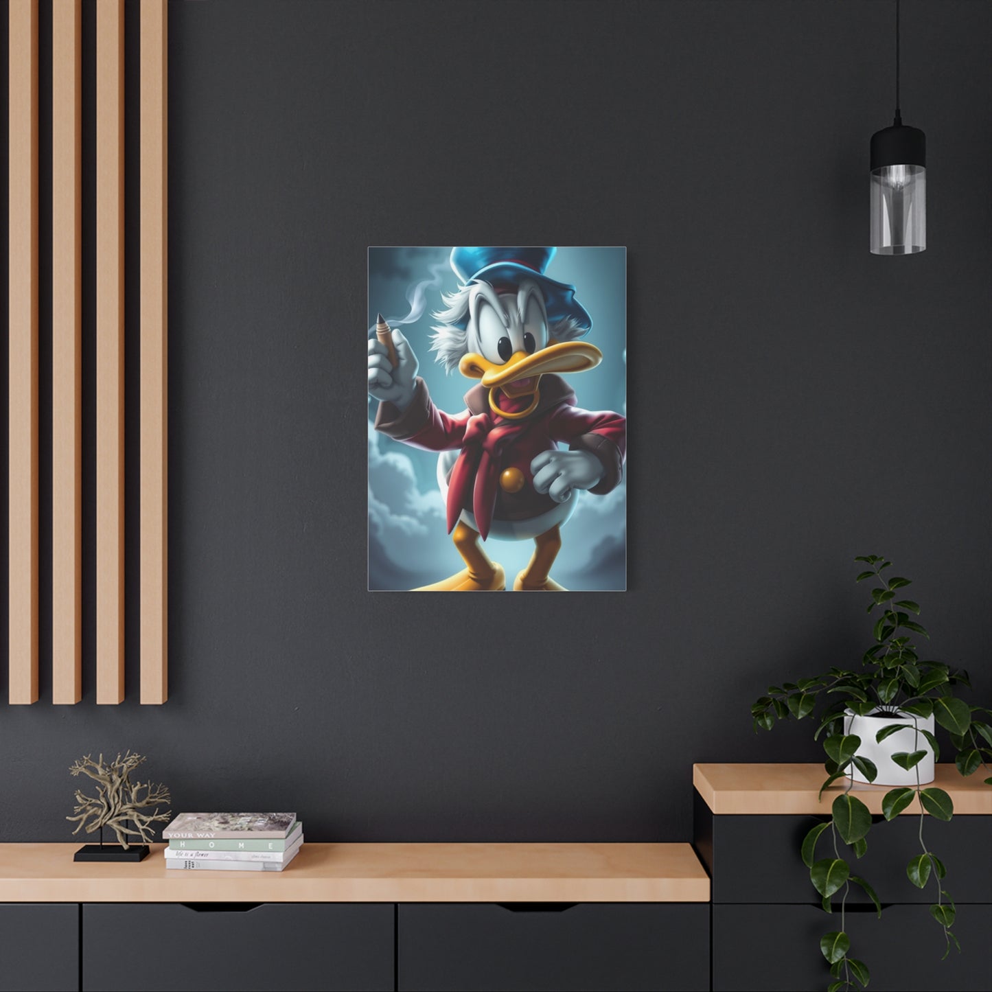 Sumptuous Feathers Canvas Wall Art & Canvas Print