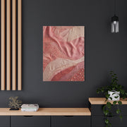 Couture Pink Textile Abstraction Wall Art & Canvas Print