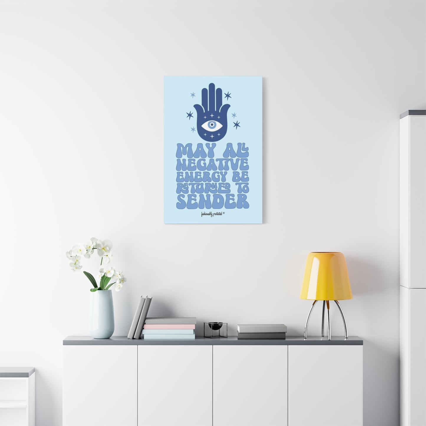 Return Negative Energy Wall Art & Canvas Prints