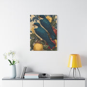 Italian Majolica Swallow & Citrus Wall Art & Canvas Print
