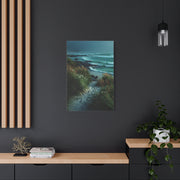 Green Coastal Dune Path Serenity Wall Art & Canvas Print