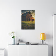 Wildflower Meadow Barn at Sunrise Wall Art & Canvas Prints