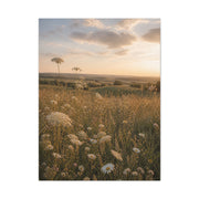 Golden Wildflower Meadow Wall Art & Canvas Print