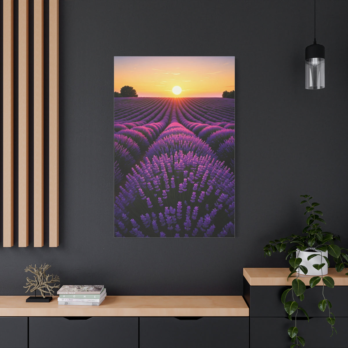 Lavender Fields at Sunset Wall Art & Canvas Prints