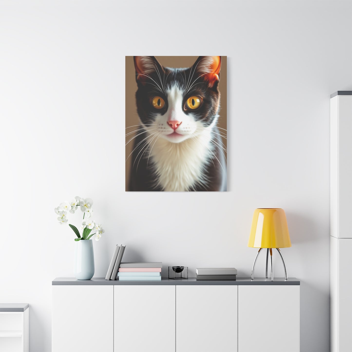 Tuxedo Cat Art Supreme Canvas Wall Art & Canvas Print
