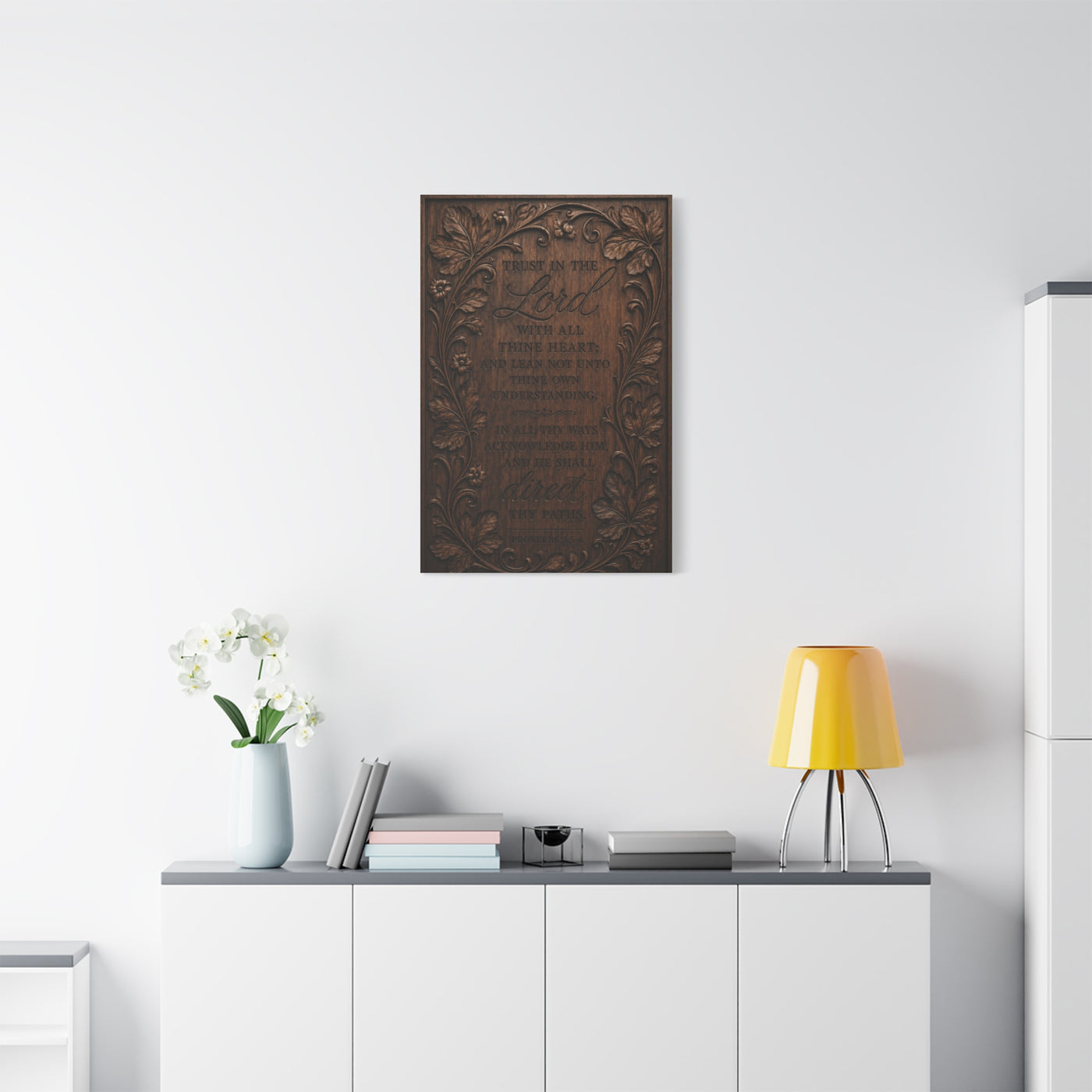 Proverbs Heirloom Wood Scripture Wall Art & Canvas Print