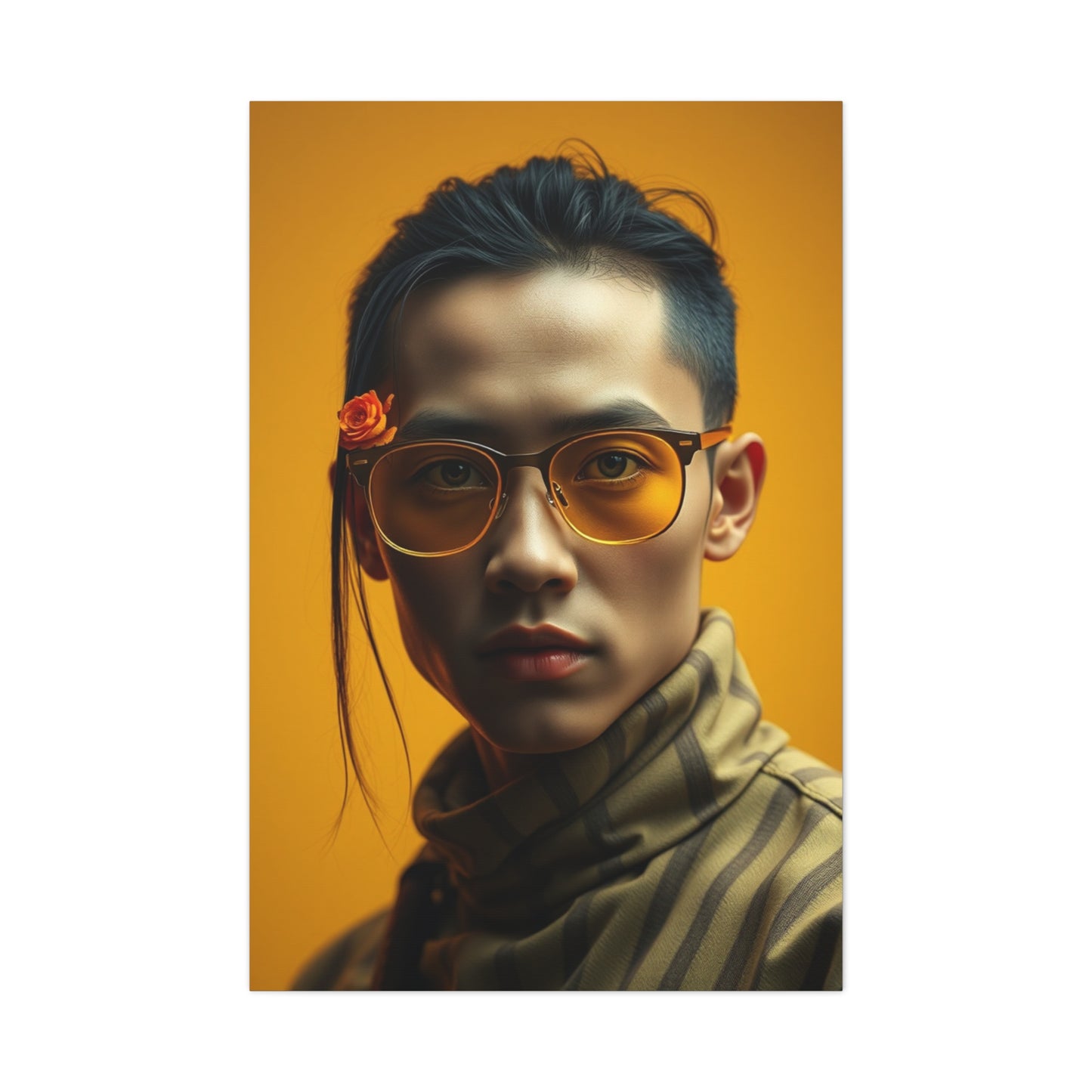 Luminous Gold Impression Wall Art & Canvas Print