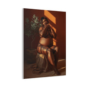 Body Positive Seated Figure Study Wall Art & Canvas Print