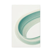 Teal Curve Minimal Abstract Wall Art & Canvas Prints