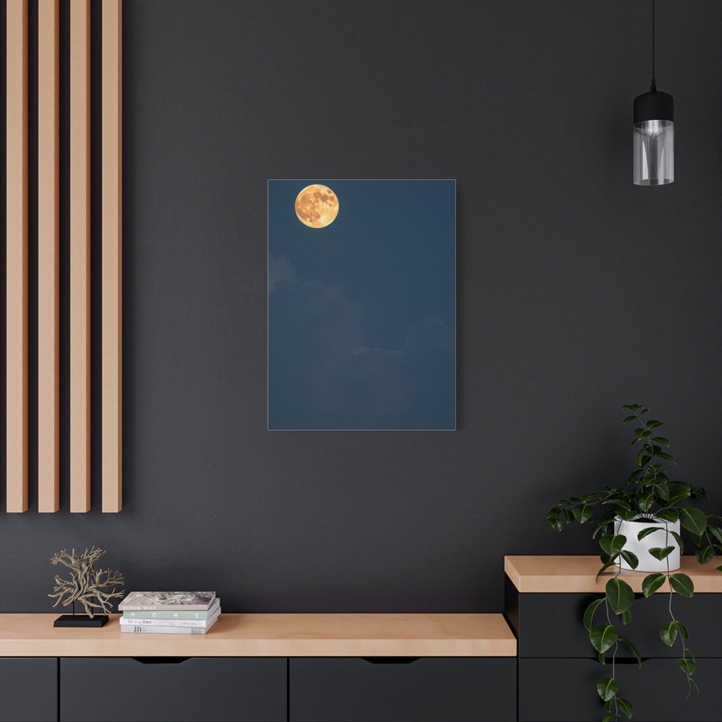 Supreme Full Moon Art Beautiful Collection Wall Art & Canvas Print