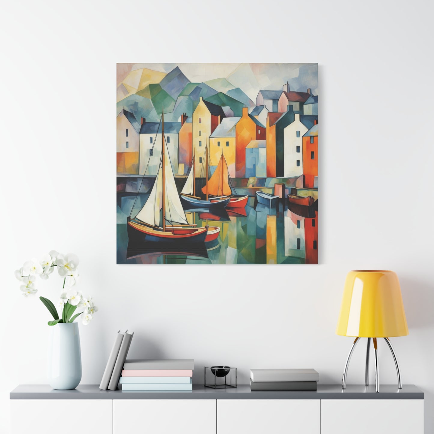 Coastal Cubism Wall Art & Canvas Prints