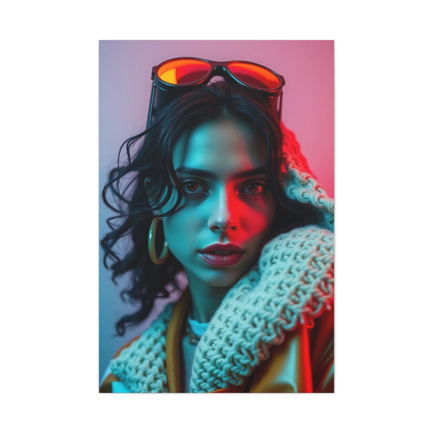 Supreme 70’s Aesthetic Art Canvas Wall Art & Canvas Print