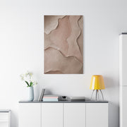Wabi-Sabi Pink Blush Plaster Texture Wall Art & Canvas Print
