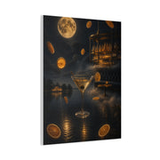 Surreal Moonlit Martini Dreamscape Wall Art & Canvas Print