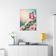 Pink Petal Butterfly Dream Wall Art & Canvas Prints
