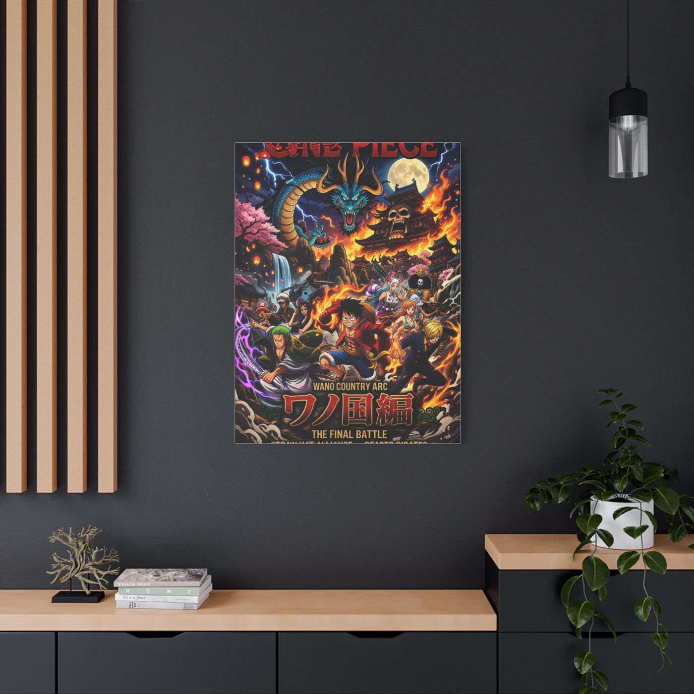 One Piece Wano Country Arc Final Battle Poster Wall Art & Canvas Print