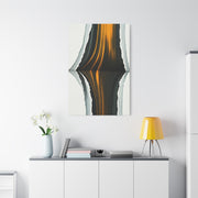 Vertical Gold Reflection Abstract Wall Art & Canvas Prints