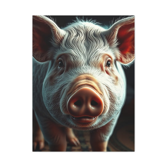 Pig Art Canvas Art 8 Wall Art & Canvas Print