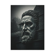 Ancient Stone Philosopher Bust Wall Art & Canvas Prints