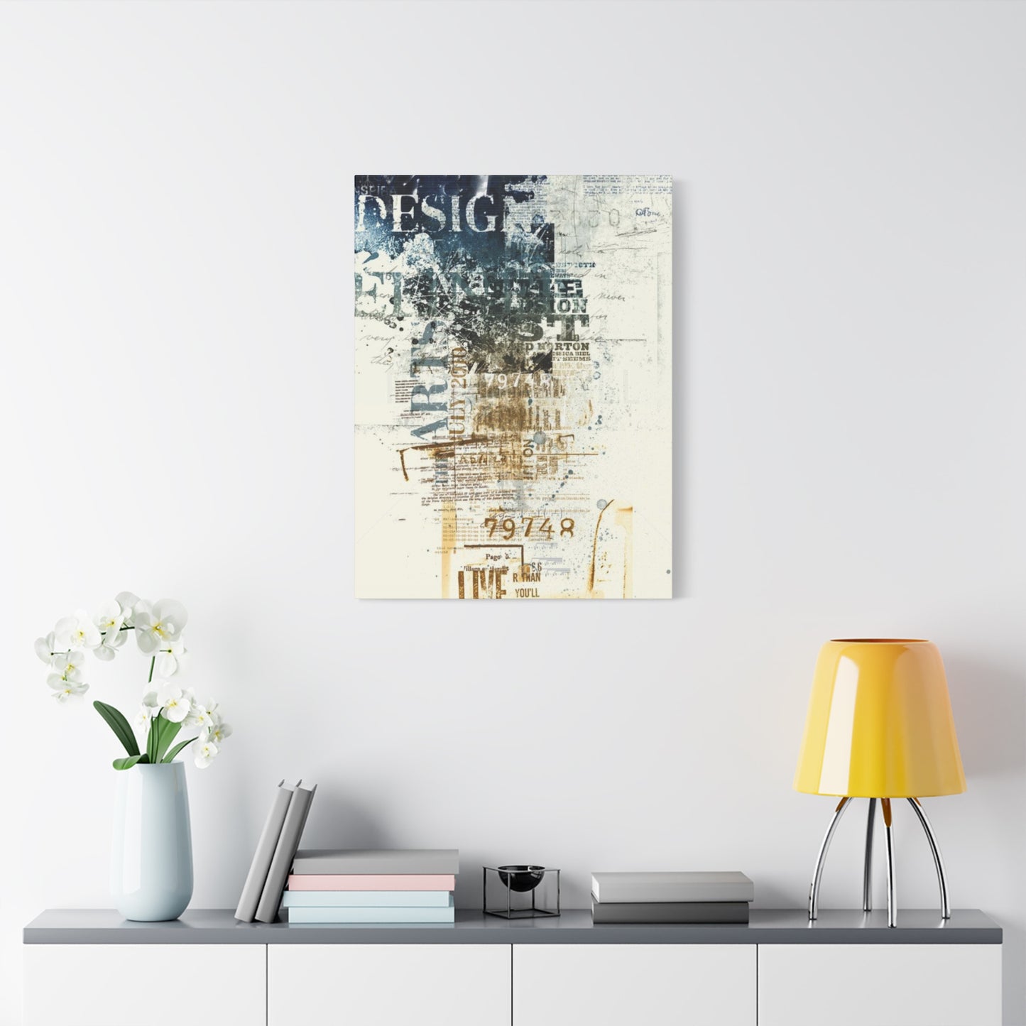 Stickers Painting Mixed Media Wall Art & Canvas Prints