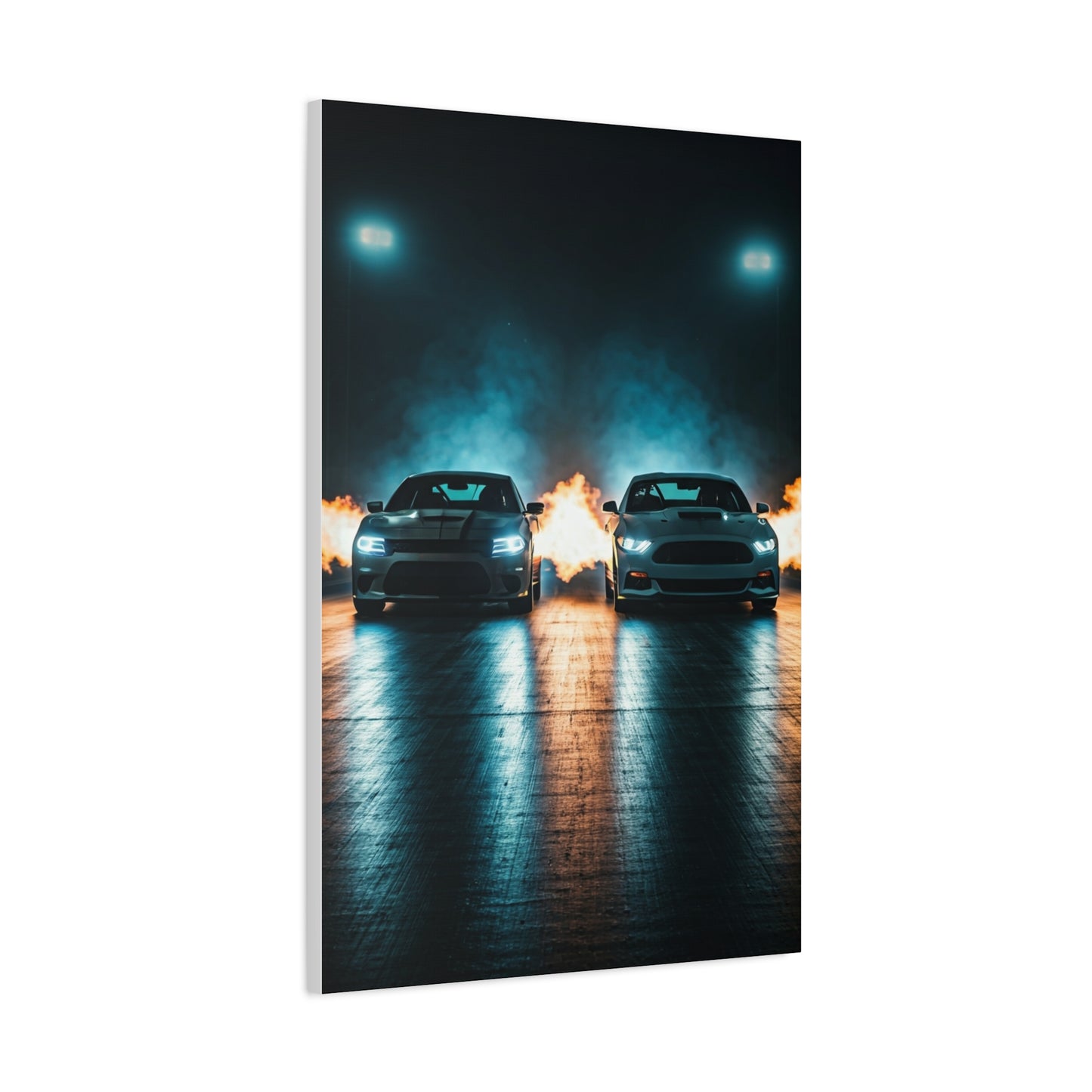 Fireline Standoff – Hellcat vs Supercharged Mach 1 Wall Art & Canvas Prints