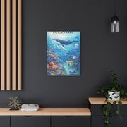 Ocean Life Educational Diagram – Wall Art & Canvas Print