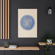 Minimal Thinker Line Art Composition Wall Art & Canvas Print
