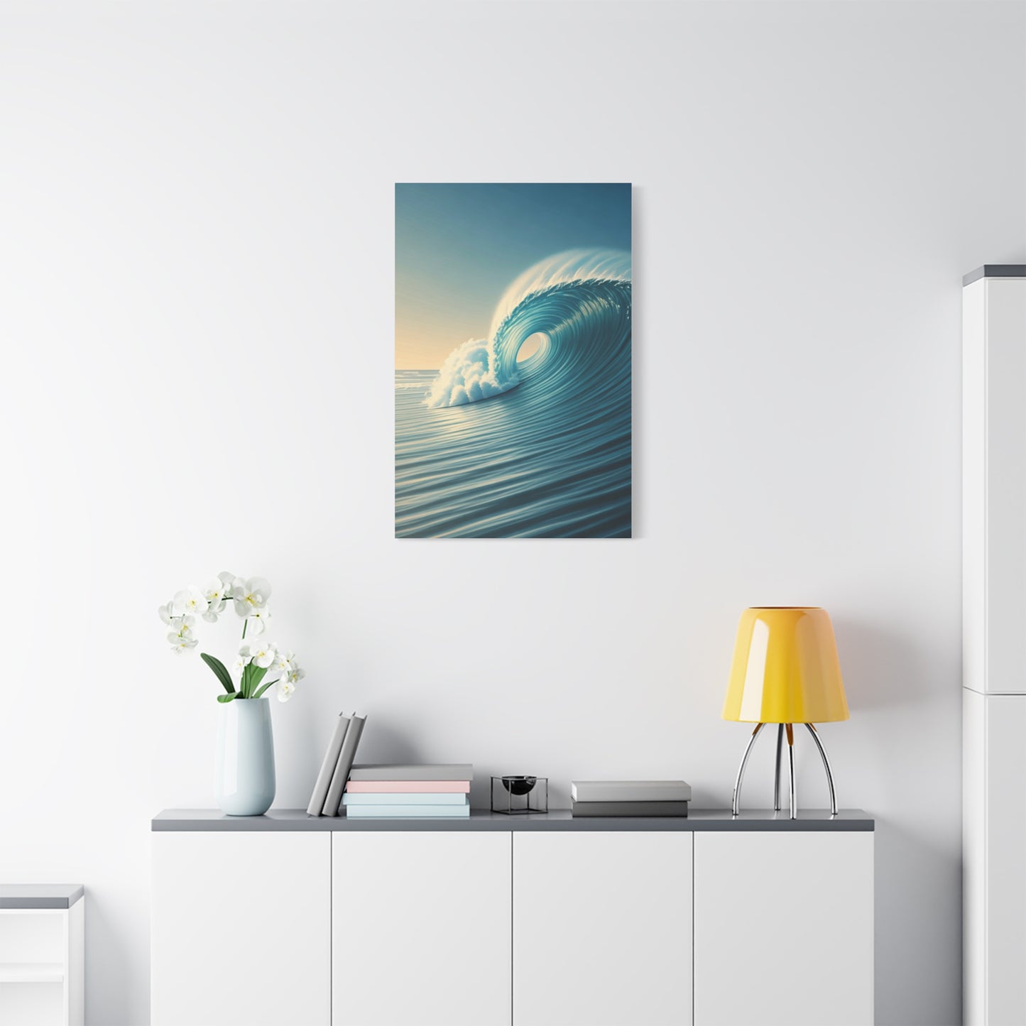 Ocean Wave Tunnel Motion Wall Art & Canvas Prints